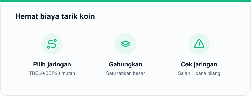 Hemat biaya tarik koin